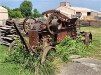 1924 Ann Arbor Steel Wheel Hay Baler