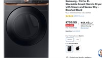 Samsung - 7.5 Cu. Ft. Smart Electric Dryer