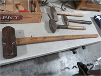 COLLECTION OF SLEDGE HAMMERS