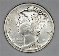 1928 s Better Date Mercury Dime