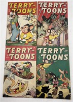 (NO) 4 1946 Terry-Toons Golden Age Comic Books