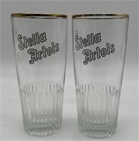 1960’s Stella Artois glasses