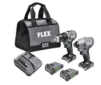 $199 FLEX COMPACT 2-Tool Kit (2-Batteries)