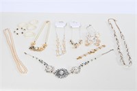 13 Asstd Costume Jewelry - Pearls