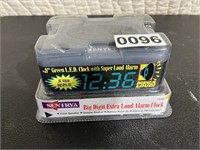 LED Clock w/Super Loud Alarm