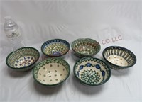 Polish Pottery ~ Ceramika Artystyczna Bowls ~ 6