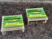 Two Boxes Remington .22 LR Ammunition 200rds