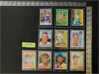 10 Vintage Signed MLB Cards, Red Sox