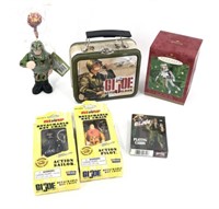 Lot of Misc G.I. Joe Memorabilia Lunchbox Cards