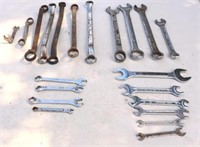 Variety of Combination, Open & Closed Wrenches