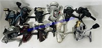Lot of 12 Spinning Reels