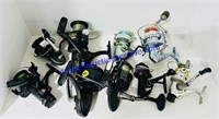 Lot of 8 Spinning Reels