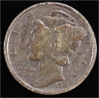 1921 MERCURY DIME VF/XF