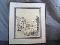 ~ Charcoal Lithograph Signed by Bridget Doerner