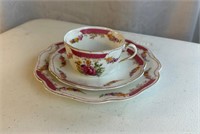 Teacup & Saucer Luncheon Set Kronach Bavaria Chrys