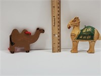 2 Camel Ornaments