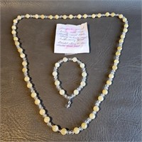 Semi Precious Stone Necklace & Bracelet