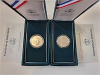 2 - Modern Silver Dollar Commem Sets