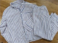 Vintage Men's Striped Pajama Set