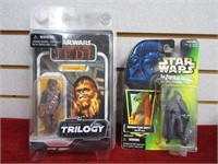 (2)New in package Star wars figures.