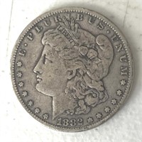 1882 Morgan Silver dollar