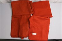 Lot Red Table Cloths / Unknown Size or Shape