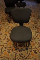 (4) Fabric Swivel Chairs w/ Legs