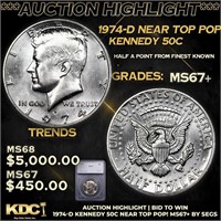 ***Auction Highlight*** 1974-d Kennedy Half Dollar