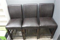 3 Black Chairs
