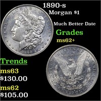 1890-s Morgan $1 Grades Select Unc