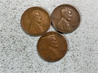 1930, 1930D, 1930S Lincoln wheat cents