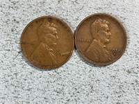 1934, 1934D Lincoln wheat cents