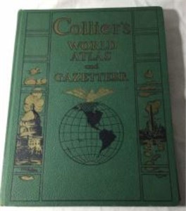 Colliers World Atlas and Gazetter copyright 1942