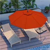 JEAREY 10ft Outdoor Umbrella USED