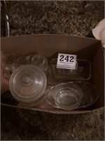 Box lot, miscellaneous glassware