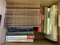 Box lot with misc. books sheep and sheep hunting,