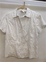 Baxter&wells tank and button up shirt size large