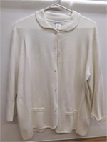 Hannah button up sweater size XL