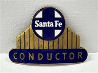 Santa Fe Conductor Hat Badge