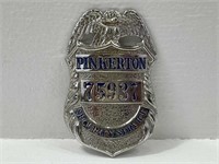 Pinkerton Security Service Badge