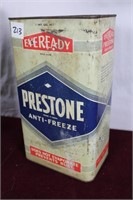 Prestone Antifreeze Tin