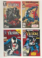 Venom comic books and 2 + variant, + Spider man.-