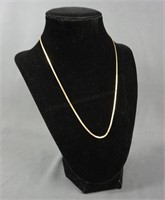 14k Gold S Link Chain Necklace