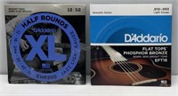 Lot of 2 D'Addario Guitar Strings - NEW