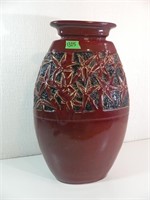 Vintage Ceramic Vase 21" Tall