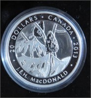 2013 Canada Mint $20 Fine Silver Coin Sumacs MIB