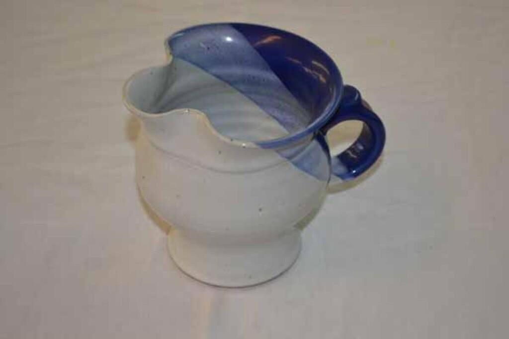 Small Artist Made Salt Glazed Pitcher