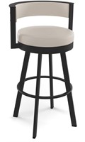 Amisco Browser 30.13" Bar Height Swivel Stool -