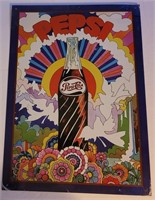Pepsi Metal Sign 12.5" x 17.25" (factory sealed)