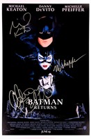 Signed Batman Poster Michael Keaton